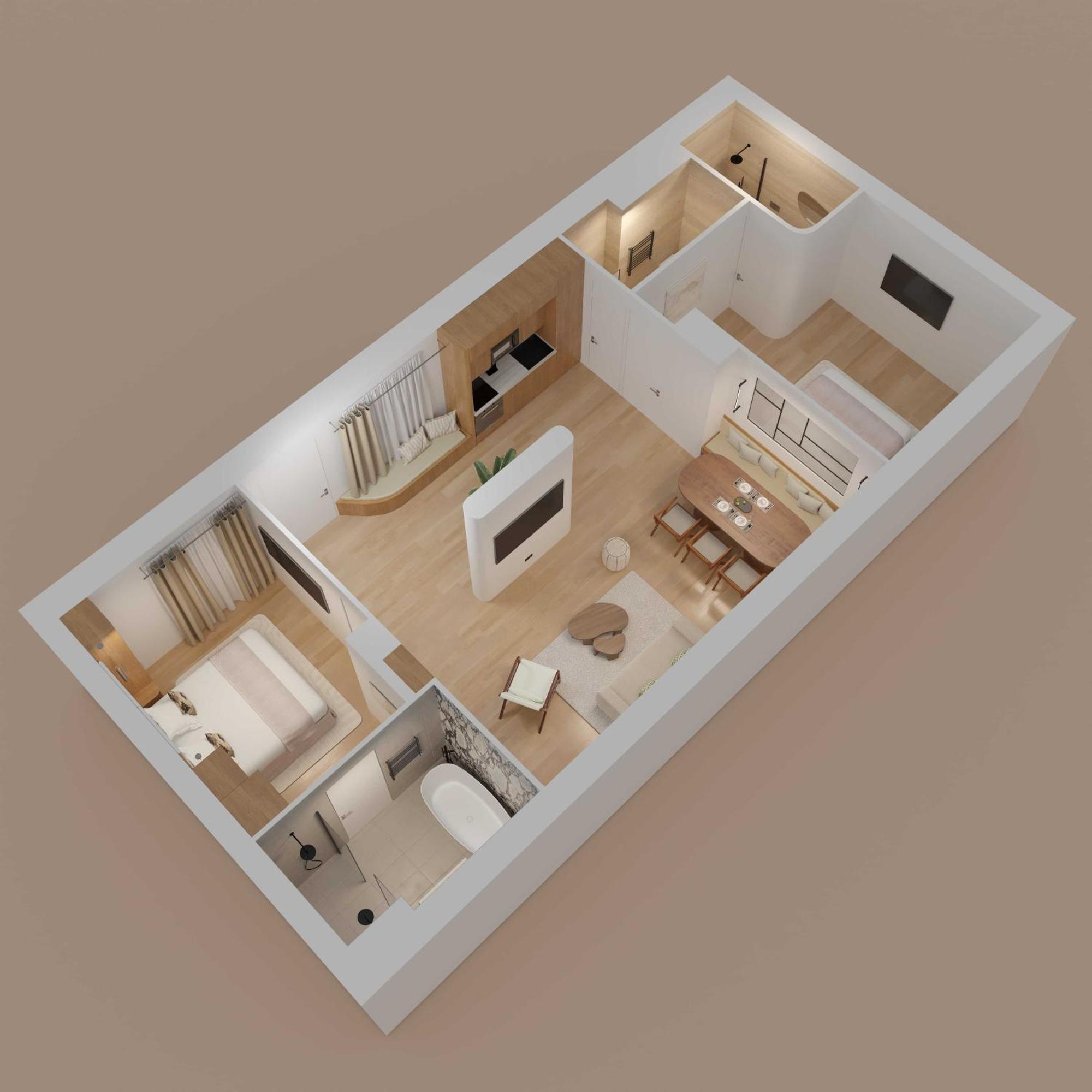 Sumptuous - 2br-6p - Center Of Apartment